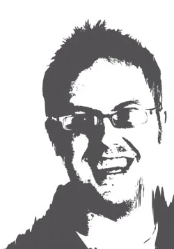 Portrait illustration of Daniel Sutherland