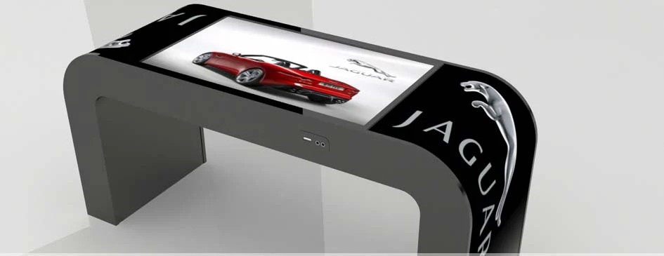 Product marketing and promotion: a photo-realistic render of an interactive display table